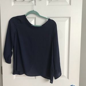 Teal shirt great for nights out!